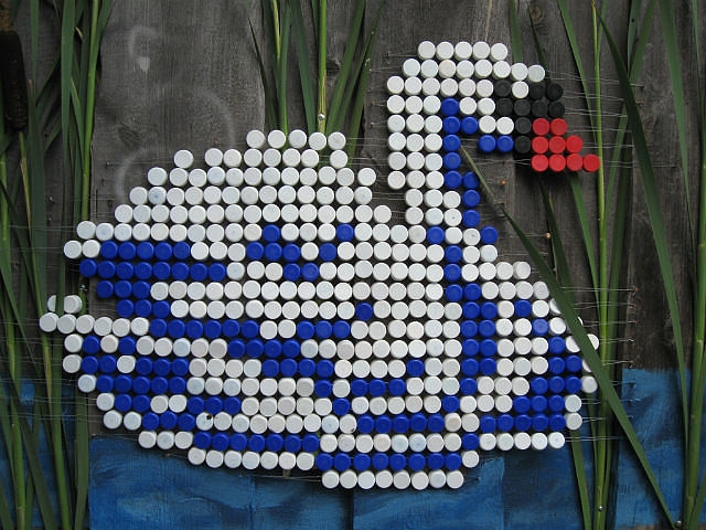 Мозаика из пластиковых пробок: правила изготовления