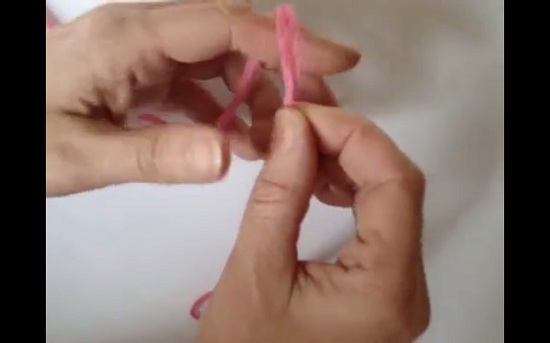 как нужно зафиксировать свободные концы пряжи