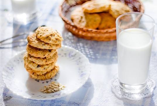 Рецепт овсяного печенья с творогом