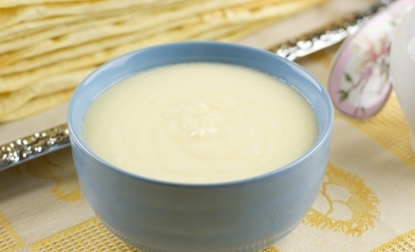 Молочный кисель с яйцом