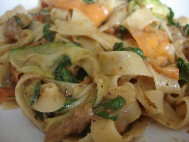 Паста фетучини в мультиварке