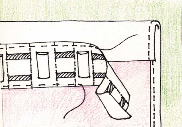 Как пришить шторную ленту