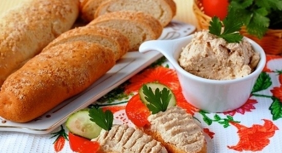 паштет из куриной грудки в блендере