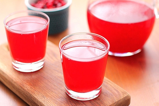 Кисель из крахмала и варенья