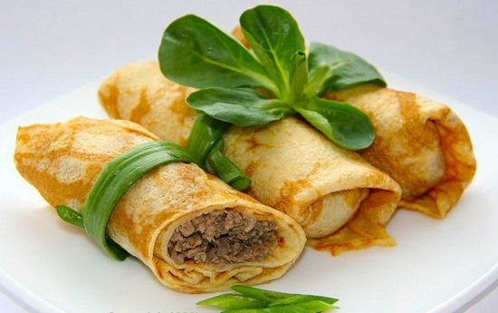 Рецепт мясной начинки для заварных блинчиков