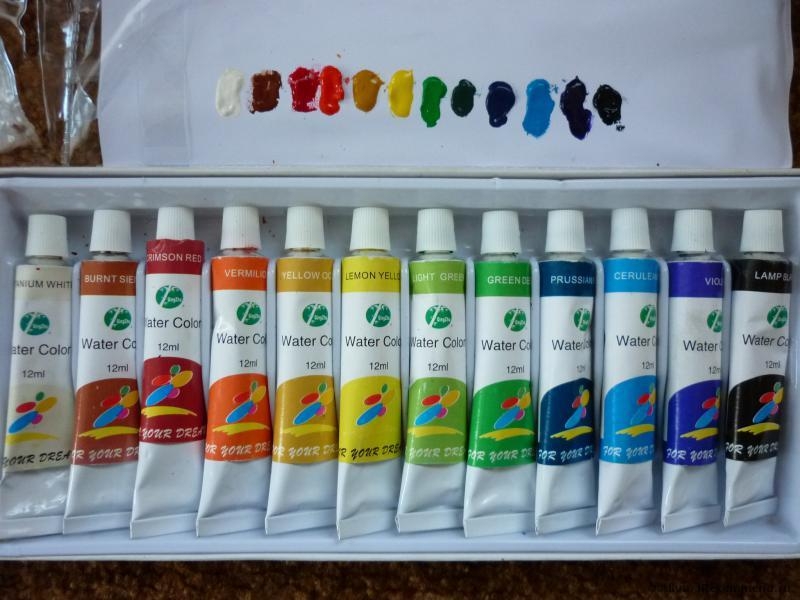 Роспись ногтей акриловыми красками