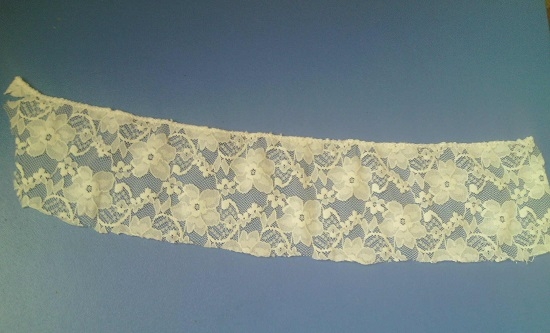 чокер из белого кружева своими руками