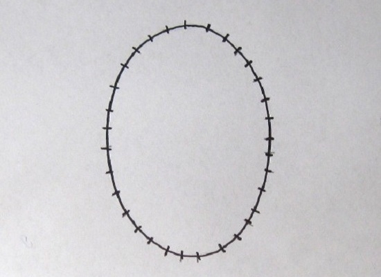 Описание техники изонити для начинающих: шаг 2