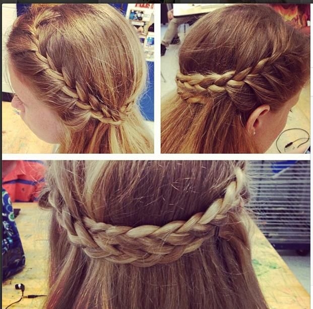 Французская коса простая