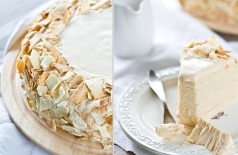 Крем для торта из сгущёнки и творога