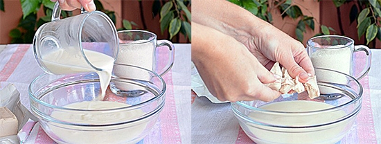 Дрожжевое тесто на булочки