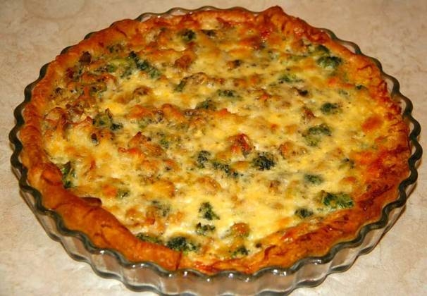 Картофельный пирог с грибами и зеленью