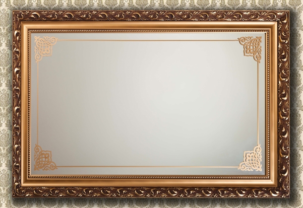 Рамка для зеркала своими руками из потолочного плинтуса