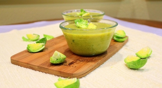 Пюре из брюссельской капусты