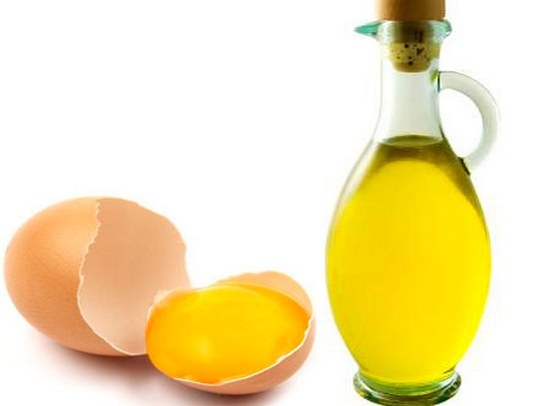 Касторовое масло с желтком для волос
