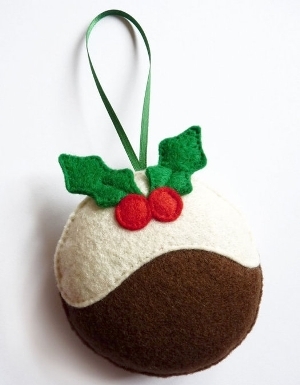 Елочные игрушки из фетра