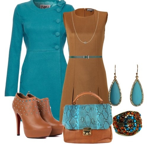 С чем носить коричневые ботильоны?