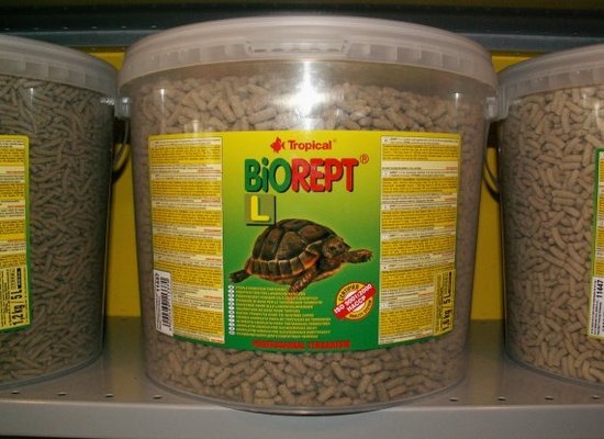 Искусственные корма для черепах