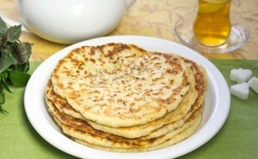 Лепешки без дрожжей на кефире