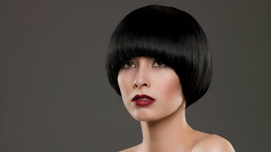 Стрижка сэссун с градуировкой