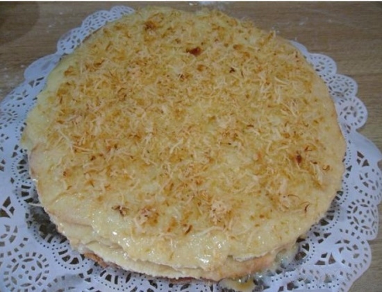 Торт «Рафаэлло» с творогом: пошаговый рецепт