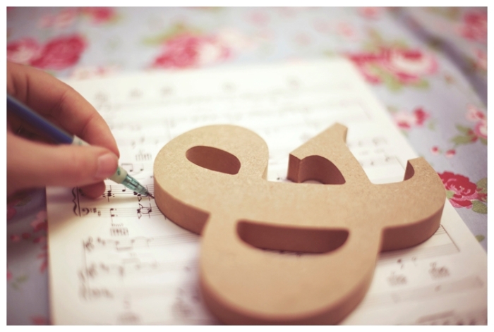 Объемные буквы своими руками