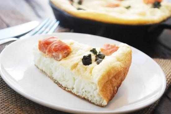 Пышный омлет в духовке