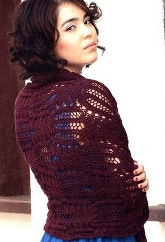 Палантин «Гусеницы»