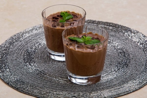 Молочный кисель с шоколадом