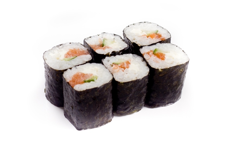 Сливочная начинка с огурцом и сёмгой