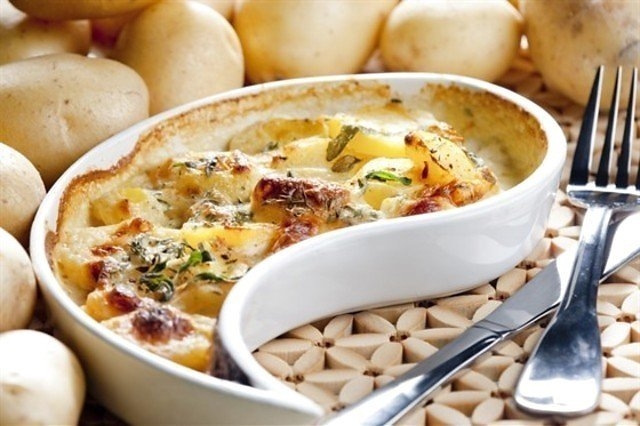 Треска, запеченная в сметане