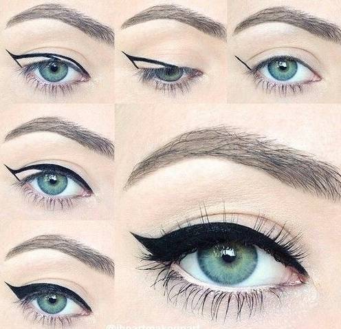 Макияж для зелёных глаз