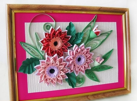 Квилинговые картины: мастер класс