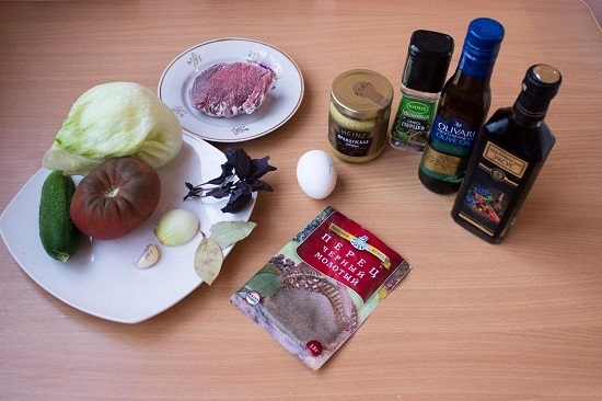 Подготовить все ингредиенты