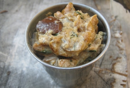 Грибная подлива к макаронам