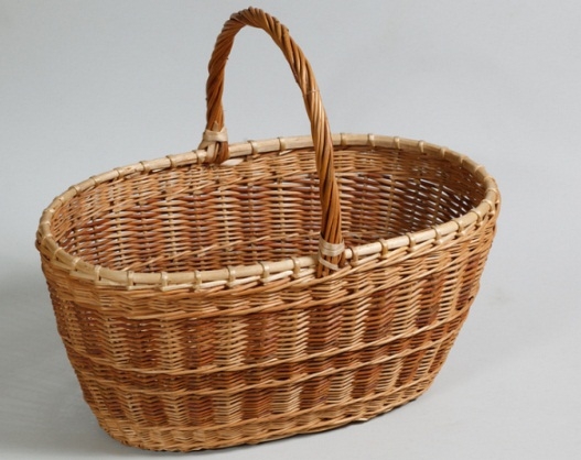 Плетение ручки корзинки из лозы для начинающих