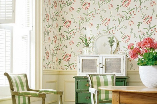 Обои в гостиную