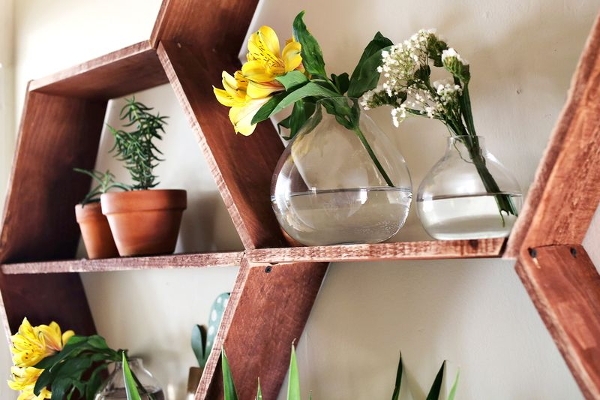 Полки для цветов своими руками